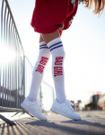 Moteri&scaron;kos kojinės "Bad Girls White"