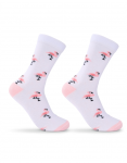 Moteri&scaron;kos kojinės "Pink Flamingo"