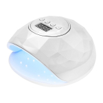 Profesionali UV/LED manikiūro ir pedikiūro lempa SHINY 86W, sidabrinio perlamutro spalvos