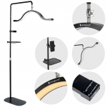 Profesionali procedūrinė lempa kosmetologams bei grožio salonams VENA DARK, juodos spalvos