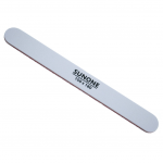 Profesionali SUNONE nagų dildė, 100/180 gritų, baltos spalvos (10 vnt.)