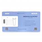 TOUCH NAILS nagų priauginimo formelės MEDIUM ALMOND, 240 vnt.