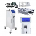 Profesionals limfodrenažinis presoterapijos aparatas 3 in 1 su elektroterapijos ir &scaron;ilumos funkcija