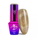 MOLLYLAC CAT EYE FOXY EYES ilgalaikis hibridinis nagų lakas, 10g NR. 555