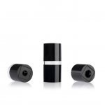 Makiažo pie&scaron;tukų drožtukas, juodos spalvos