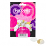 STALEKS keičiami abrazyvai podo diskui PODODISC M EXPERT 240 gr, 50 vnt