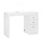 Profesionalus manikiūro stalas su dulkių i&scaron;traukėju 312, baltos spalvos