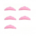 Silikoniniai padeliai blakstienų laminavimui PINK (5 poros), 10 vnt.