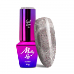 MOLLYLAC CAT EYE FOXY EYES ilgalaikis hibridinis nagų lakas, 10g NR. 558