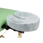 Vienkartinė paklodė veido angai masažo stalams i&scaron; neaustinės medžiagos su guma. 50 vnt.