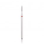 Profesionalus deimantinis frezos antgalis FLAME SHARP RED