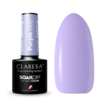 CLARESA ilgalaikis hibridinis nagų lakas PURPLE 602, 5g.