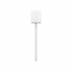 EXO PROFESSIONAL abrazyviniai antgaliai pedikiūro procedūroms 13mm/#80, 10 vnt. HARD CAP WHITE