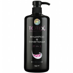 TOTEX intensyvios priežiūros plaukų &scaron;ampūnas ir kondicionierius 2in1, 750 ml