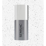 Semilac Top No Wipe Stone Effect apsauginis matinis lako sluoksnis be lipnumo MACARONS MATT, 7 ml.