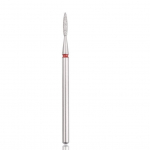 Profesionalus deimantinis frezos antgalis FLAME SAFE RED