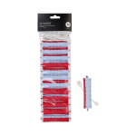 LUSSONI plaukų suktukai cheminiam plaukų garbanojimui 19*91 mm, 12 vnt.