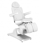 Profesionali elektrinė podologinė kėdė- lova-gultas pedikiūro procedūroms AZZURRO 870S PEDI, baltas (3 MOTORAI)