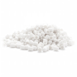 EXO PROFESSIONAL abrazyviniai antgaliai pedikiūro procedūroms 13mm/#80, 500 vnt. HARD CAP WHITE