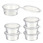 Permatomi, vienkartiniai indeliai, 50 vnt.