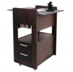 Kosmetologinis SPA vėžimėlis LIVIA su masažo akmenų &scaron;ildytuvu