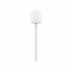 EXO PROFESSIONAL abrazyviniai antgaliai pedikiūro procedūroms 10mm/ #60, 10 vnt. HARD CAP WHITE