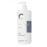 CLARENA SILK SHAMPOO drėkinantis &scaron;ampūnas su &scaron;ilku ir peptidais, 500 ml