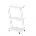 GIOVANNI profesionalus kosmetologinis vežimėlis H6701, baltos spalvos