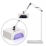 Profesionali UV/LED nagų lempa manikiūrui ir pedikiūrui V10, baltos spalvos (belaidė)