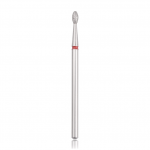 Profesionalus deimantinis frezos antgalis OLIVE RED 2,3 mm