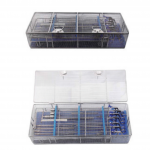 Aliuminis indas įrankiams sterilizuoti 580 x 220 x 125 mm