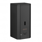 Automatinis sieninis pur&scaron;kiamas muilo ir dezinfekcinio skysčio dozatorius 1L, matinė juoda epoksidinė apdaila