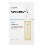 MISSHA GLUTATHIONE lak&scaron;tinė veido kaukė su glutationu, 1 vnt.