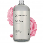 HABYS REYA SOFT ROSE masažo aliejus su natūraliu saldžiųjų migdolų aliejumi ir vitaminu E, 1000 ml