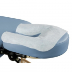 Vienkartinė paklodė veido angai masažo stalams i&scaron; neaustinės medžiagos U, 100 vnt.