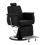 Profesionali barberio kėdė kirpykloms ir grožio salonams GABBIANO ATHENA, juodos spalvos
