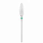 EXO PROFESSIONAL profesionalus keramikinis frezos antgalis manikiūrui  EXO apvalus kūgis 6,0 mm gr / 230 c