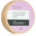 BRUSHART ACCESSORIES valomasis muilas makiažo &scaron;epetėliams, 40 g. (papildymas)