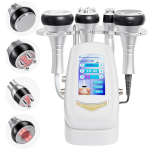 Profesionalus kavitacijos, radijo dažnio ir vakuumo kūno formavimo aparatas, 4 antgaliai