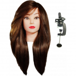Galva mokymams ALINKA BROWN, 55-60 cm (60 % natūralių plaukų)