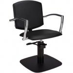 Profesionali kirpyklos kėdė BLACK PAKO BLACK SQUARE