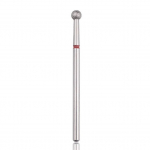 Profesionalus deimantinis frezos antgalis BALL RED 2,9