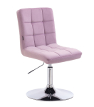 Profesionali grožio salono kėdė stabiliu pagrindu HR7009N alyvinis veliūras