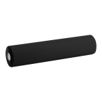 Vienkartinė paklodė (flizelinas) su apsaugine plėvele 50 cm x 40 m, juodas
