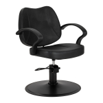 Profesionali kirpyklos kėdė HAIR SYSTEM A055B, juodos spalvos