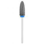 EXO PROFESSIONAL profesionalus keramikinis frezos antgalis manikiūrui EXO ovalus juodas spalvos 6,0 mm bl