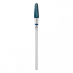 EXO PROFESSIONAL HARD BLUE kietmetalio frezos antgalis manikiūro darbams CONE 03