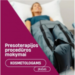 Mokymai kosmetologams: presoterapijos procedūros mokymai: teorija+praktika ĮRA&Scaron;AS