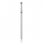 Profesionalus deimantinis frezos antgalis BALL BLUE 2,7 mm