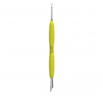 STALEKS PRO profesionalus įrankis odelėms atstumti manikiūro/pedikiūro metu UNIQ 11/2, geltonos spalvos